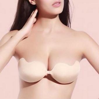 บรา ซิลิโคน QUILLA Seamless V Push Up Invisible Bra | Nubra (สีเนื้อ) ปีกนก แบบติดตะขอ บรา ซิลิโคน QUILLA Seamless V Push Up Invisible Bra | Nubra (สีเนื้อ) ปีกนก แบบติดตะขอ