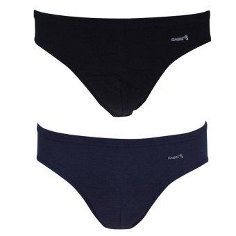 OASIS กางเกงชั้นในชาย รุ่น Soft & Stretch Basic Brief - J001-BL/NB สีดำ/สีน้ำเงิน OASIS กางเกงชั้นในชาย รุ่น Soft & Stretch Basic Brief - J001-BL/NB สีดำ/สีน้ำเงิน