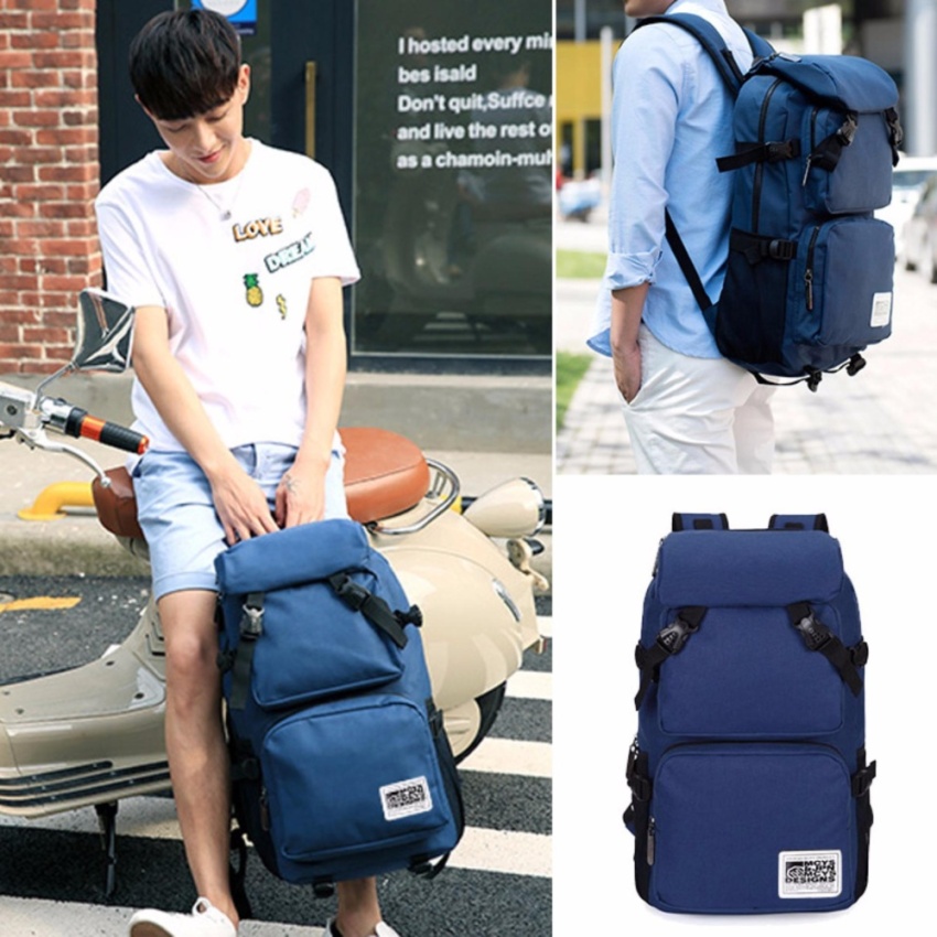 ดูภาพ Inthebox-Shop กระเป๋าเป้ใบใหญ่ Backpack กระเป๋าเป้เดินทางใช้ได้ทั้งชาย-หญิง (สีน้ำเงิน) เพิ่มเติม Inthebox-Shop กระเป๋าเป้ใบใหญ่ Backpack กระเป๋าเป้เดินทางใช้ได้ทั้งชาย-หญิง (สีน้ำเงิน)