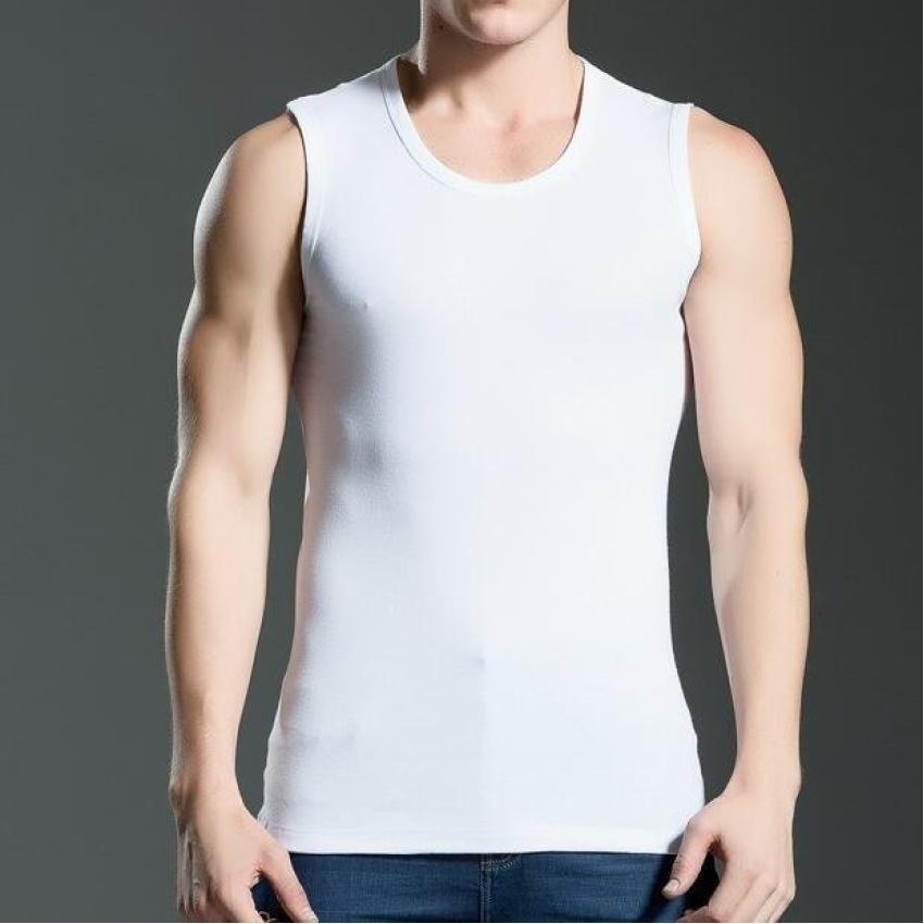 Seobean Mens Sleeveless Shirts Muscle Bodybuilding Tank Tops Gym Source · Men Round Neck Tank Tops