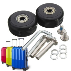 1 Pair Luggage Suitcase Replacement Wheels OD 40 x 18mm Axles 30 Repair Set - intl โปรโมชั่น 1 Pair Luggage Suitcase Replacement Wheels OD 40 x 18mm Axles 30 Repair Set - intl ส่งฟรี