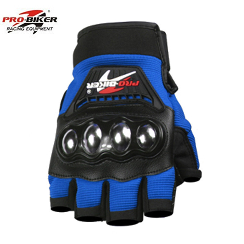 ดูภาพ Blue Motorcycle half finger gloves men gants moto riding Motorcycle Gloves Breathable Mesh Fabric men steel Gloves - Intl เพิ่มเติม Blue Motorcycle half finger gloves men gants moto riding Motorcycle Gloves Breathable Mesh Fabric men steel Gloves - Intl