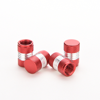 รูปภาพ เกี่ยวกับ Buytra Auto Tire Valve Stem Caps 4Pcs Red