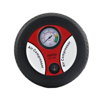 รูปภาพ เกี่ยวกับ Electric Car Pump Tire Inflator Mini Air Compressor