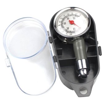 รูปภาพ เกี่ยวกับ BEST เครืองวัดความดันลมยางหน้าปัดขาว รุ่น Tyre Tire Pressure Gauge Meter (สีดำ)