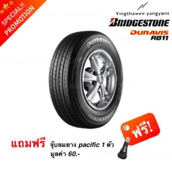 รูปภาพ เกี่ยวกับ Bridgestone ยางรถยนต์ รุ่น Duravis R611 ขนาด 205/70R15 1 เส้น (แถมจุ๊บเลสpacific 1 ตัว)