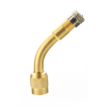 รูปภาพ เกี่ยวกับ Buytra 135 Degree Brass Air Tyre Extension Gold