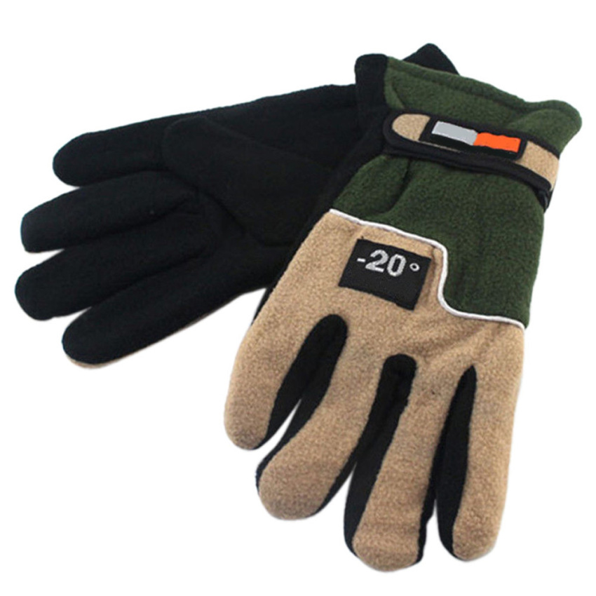 ดูภาพ Men Winter Warm Fleece Ski Gloves Green เพิ่มเติม Men Winter Warm Fleece Ski Gloves Green