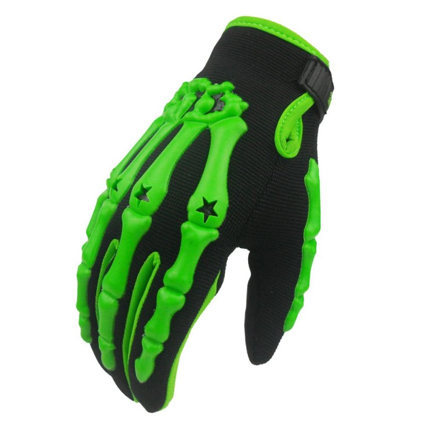 ดูภาพ Pro Biker CE-04 Motorcycle Gloves - Green เพิ่มเติม Pro Biker CE-04 Motorcycle Gloves - Green