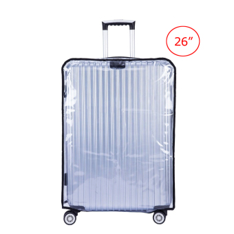 TravelGear24 พลาสติกใสคลุมกระเป๋าเดินทาง 26 นิ้ว กันเปื้อน กันริ้วรอยและกันน้ำ PVC Cover Suitcase image