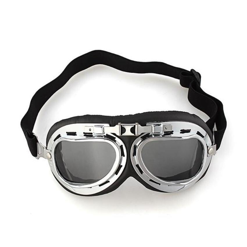 ดูภาพ Zhouda Generic Vintage Style Aviator Pilot Motor Motorcycle Goggles Helmet Glasses - intl เพิ่มเติม Zhouda Generic Vintage Style Aviator Pilot Motor Motorcycle Goggles Helmet Glasses - intl