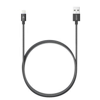 Anker 3ft / 0.9m Nylon Braided USB Cable with Lightning Connector<br/>[Apple MFi Certified], โปรโมชั่นพิเศษประจำปี 2016, สายเคเบิ้ลและสายชาร์จ ราคาเริ่มต้นที่ 99บาท