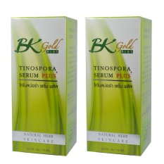 Bo Bongkosh BK Gold Plus Tinospora Serum Plus โบบงกช ไทโนสปอร่า เซรั่ม พลัส เซรั่มสมุนไพร ลดริ้วรอย คืนความกระจ่างใสเป็นธรรมชาติ 15ml. (2 กล่อง) Bo Bongkosh BK Gold Plus Tinospora Serum Plus โบบงกช ไทโนสปอร่า เซรั่ม พลัส เซรั่มสมุนไพร ลดริ้วรอย คืนความกระจ่างใสเป็นธรรมชาติ 15ml. (2 กล่อง)