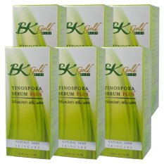 Bo Bongkosh BK Gold Plus Tinospora Serum Plus โบบงกช ไทโนสปอร่า เซรั่ม พลัส เซรั่มสมุนไพร ลดริ้วรอย คืนความกระจ่างใสเป็นธรรมชาติ 15ml. (6 กล่อง) Bo Bongkosh BK Gold Plus Tinospora Serum Plus โบบงกช ไทโนสปอร่า เซรั่ม พลัส เซรั่มสมุนไพร ลดริ้วรอย คืนความกระจ่างใสเป็นธรรมชาติ 15ml. (6 กล่อง)