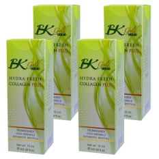 Bo Bongkosh Gold Plus Hydra Fresh Collagen Plus บี เค โกลด์ ไฮดร้า คอลลาเจน พลัส บำรุงผิวอ่อนเยาว์ ใส เด้ง 15ml. (4 กล่อง) Bo Bongkosh Gold Plus Hydra Fresh Collagen Plus บี เค โกลด์ ไฮดร้า คอลลาเจน พลัส บำรุงผิวอ่อนเยาว์ ใส เด้ง 15ml. (4 กล่อง)