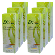 Bo Bongkosh Gold Plus Hydra Fresh Collagen Plus บี เค โกลด์ ไฮดร้า คอลลาเจน พลัส บำรุงผิวอ่อนเยาว์ ใส เด้ง 15ml. (6 กล่อง) Bo Bongkosh Gold Plus Hydra Fresh Collagen Plus บี เค โกลด์ ไฮดร้า คอลลาเจน พลัส บำรุงผิวอ่อนเยาว์ ใส เด้ง 15ml. (6 กล่อง)