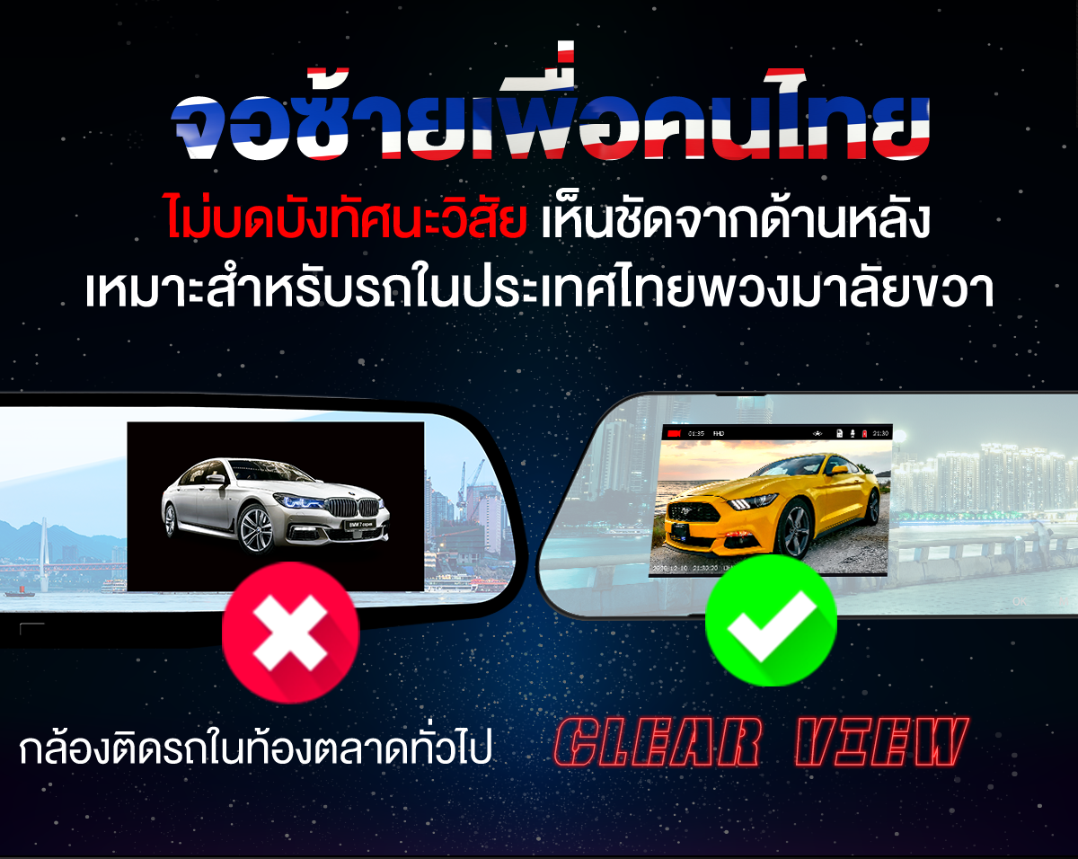 ASTON Clear View จอสว่างกว่าเดิม 2 เท่า ภาพชัด+Parking Mode บันทึกขณะจอด 13 2988096bfac18622b85aaa825aea7642