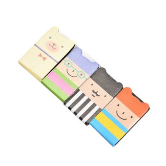1 Set 4Pcs Bookmarks Note Pad Memo Stationery Book Mark Novelty Funny Gift BDAU 1 Set 4Pcs Bookmarks Note Pad Memo Stationery Book Mark Novelty Funny Gift BDAU