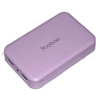 Yoobao Power Bank เพาเวอร์แบงค์ แบตสำรอง 20000mAh รุ่น M25 Purple<br/>(สีม่วง), โปรโมชั่นพิเศษประจำปี 2016, แบตเตอรี่สำรอง ราคาเริ่มต้นที่ 199บาท image