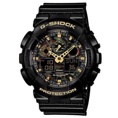 Casio G-shock รุ่น GA-100CF-1A9DR(ประกัน CMG) - Black/Gold Casio G-shock รุ่น GA-100CF-1A9DR(ประกัน CMG) - Black/Gold