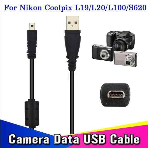 8 Pin Mini Connector USB Cable for Nikon D7200 D7100 D3200 D750 D5200 D5100 V1 2100 2200 3100 3200 3700 4100 wholesal