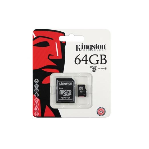 Kingston Memory Card Micro SD SDHC 64 GB Class 10 คิงส์ตัน เมมโมรี่การ์ด SD Card