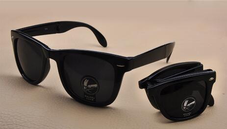 Urparcelแฟชั่นShatter-Proofแว่นกันแดดพับได้แว่นกันแดดเท่ๆและสีดำกรณี