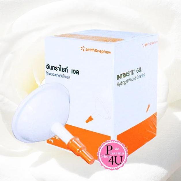 Intrasite Gel เจลสำหรับใส่แผลกดทับ แผลเบาหวาน เจลเรียกเนื้อ ขนาด 25 กรัม By Pharmashop4u.