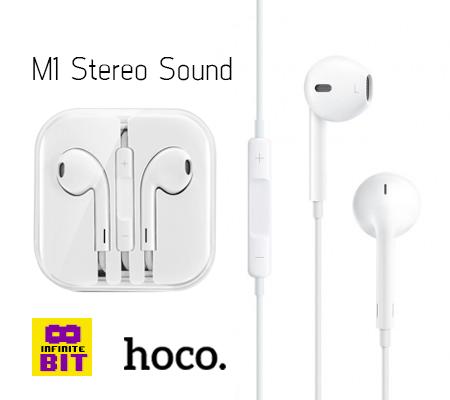 ขาย Hoco M1 Stereo Sound หูฟังไอโฟนสมอลทอร์ค