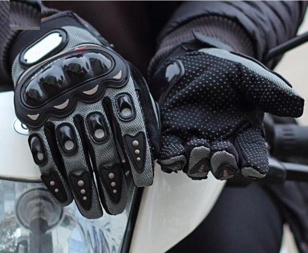 ถุงมือมอเตอร์ไซค์  Pro Biker เต็มนิ้ว  Black