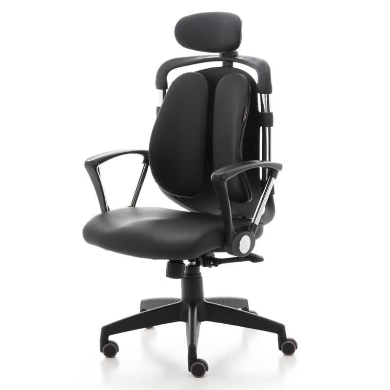 Ergotrend เก้าอี้เพื่อสุขภาพ เก้าอี้ทำงาน เก้าอี้สำนักงาน เออร์โกเทรน รุ่น Dual-01BPP สีดำ