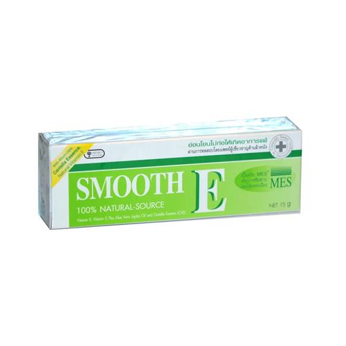 Smooth E Cream สมูทอีครีม 15 กรัม ครีมบำรุงผิวหน้าและผิวกาย ลดรอยแผลเป็น ริ้วรอย จุดด่างดำ