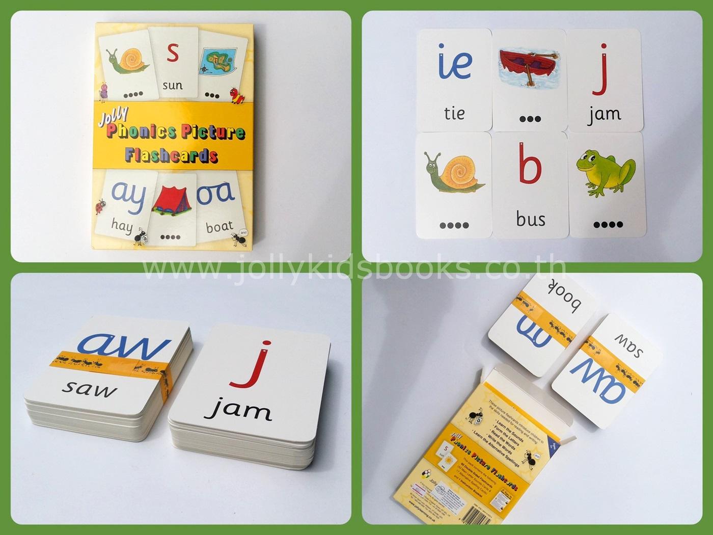 Jolly Phonics Picture Flash Cards 60ใบ