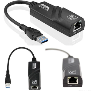 สินค้า USB 3.0 To 10/100/1000Mbps Gigabit RJ45 Ethernet LAN Network Card Adapter
