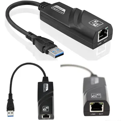 USB 3.0 To 10/100/1000Mbps Gigabit RJ45 Ethernet LAN Network Card Adapter
