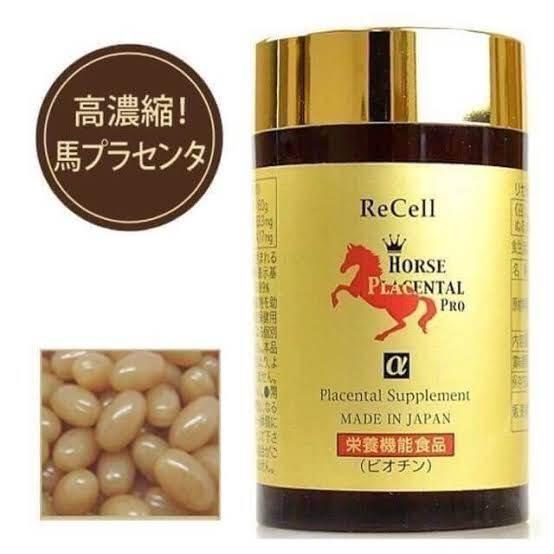 Re-cell Horse Placental Pro a  14,000 mg  180 เม็ด