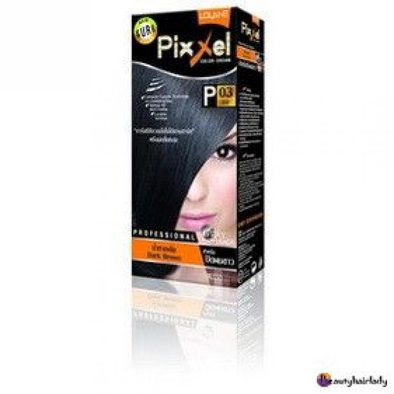 Lolane ครีมเปลี่ยนสีผม Pixxel Color Cream P03 น้ำตาลเข้ม (Dark Brown) : image Lolane ครีมเปลี่ยนสีผม Pixxel Color Cream P03 น้ำตาลเข้ม (Dark Brown)