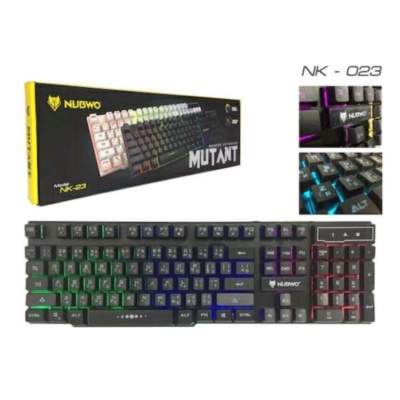 ดูภาพ Nubwo คีย์บอร์ดเกมมิ่ง มีไฟ Mutant Gaming keyboard รุ่น NK-23 เพิ่มเติม Nubwo คีย์บอร์ดเกมมิ่ง มีไฟ Mutant Gaming keyboard รุ่น NK-23