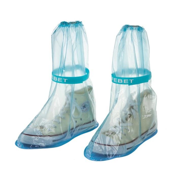 ถุงคลุมรองเท้ากันน้ำ  รองเท้ากันฝน สวมทับรองเท้าทุกแบบ (แบบบาง}