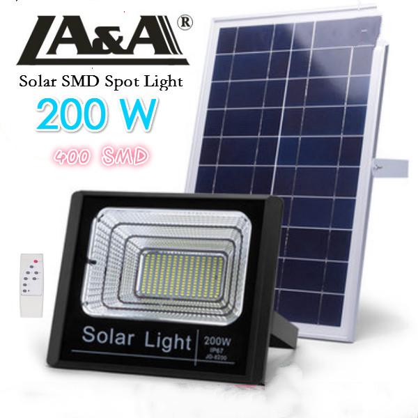 LA&A Solar Light IP 67 รุ่น 200W (400 SMD)JD-8200