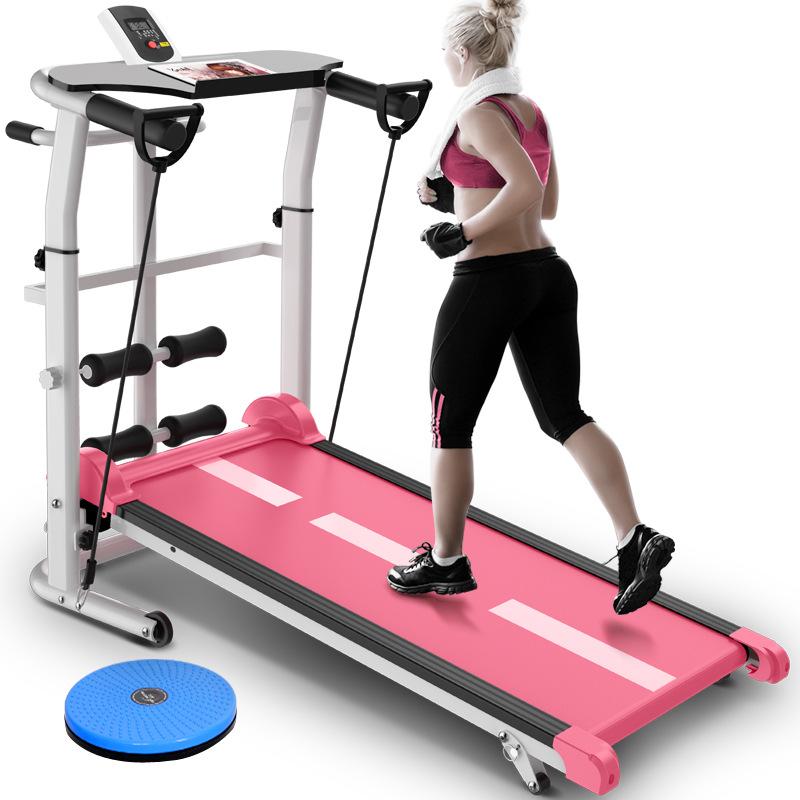 LZ แอโรบิก กีฬา ลู่วิ่งระบบสายพานไร้ พับเก็บได้ Mini Treadmill 5in1รุ่น A3-P