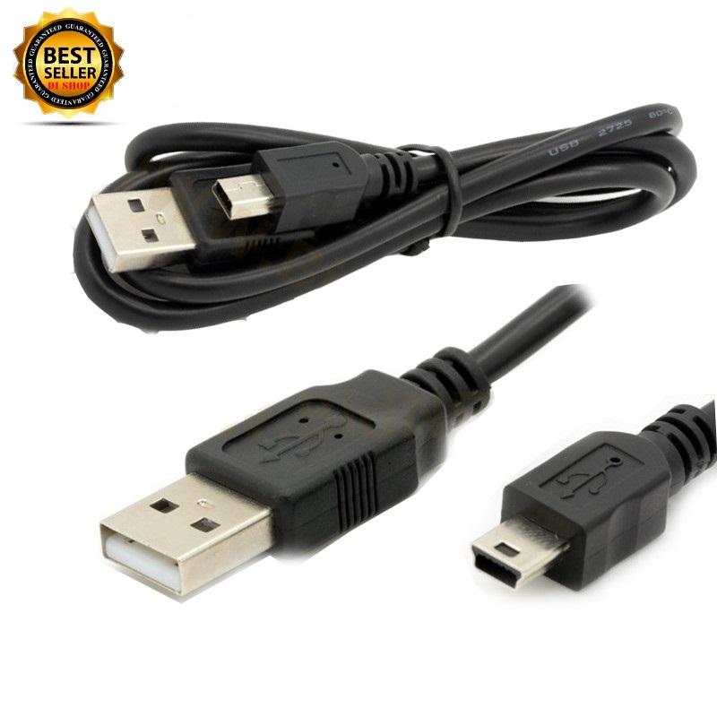 USB 2.0 to Mini 5 pin M/M power supply Cable A Male To 5P B Male For GPS MP3 MP4 SLR digital camera Tablet PC