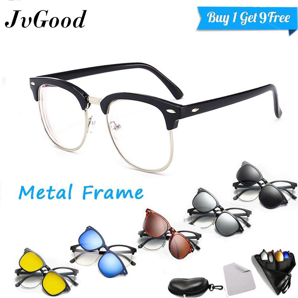 เช็คราคาJvGood Magnetic Sunglasses 5 lenses แว่นตากันแดดทรงสปอร์ต รุ่น แถมฟรีแว่นตากันแดด รุ่น5 คละสี