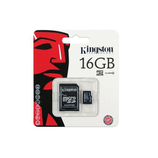 Kingston Memory Card Micro SD SDHC 16 GB Class 10 คิงส์ตัน เมมโมรี่การ์ด SD Card   