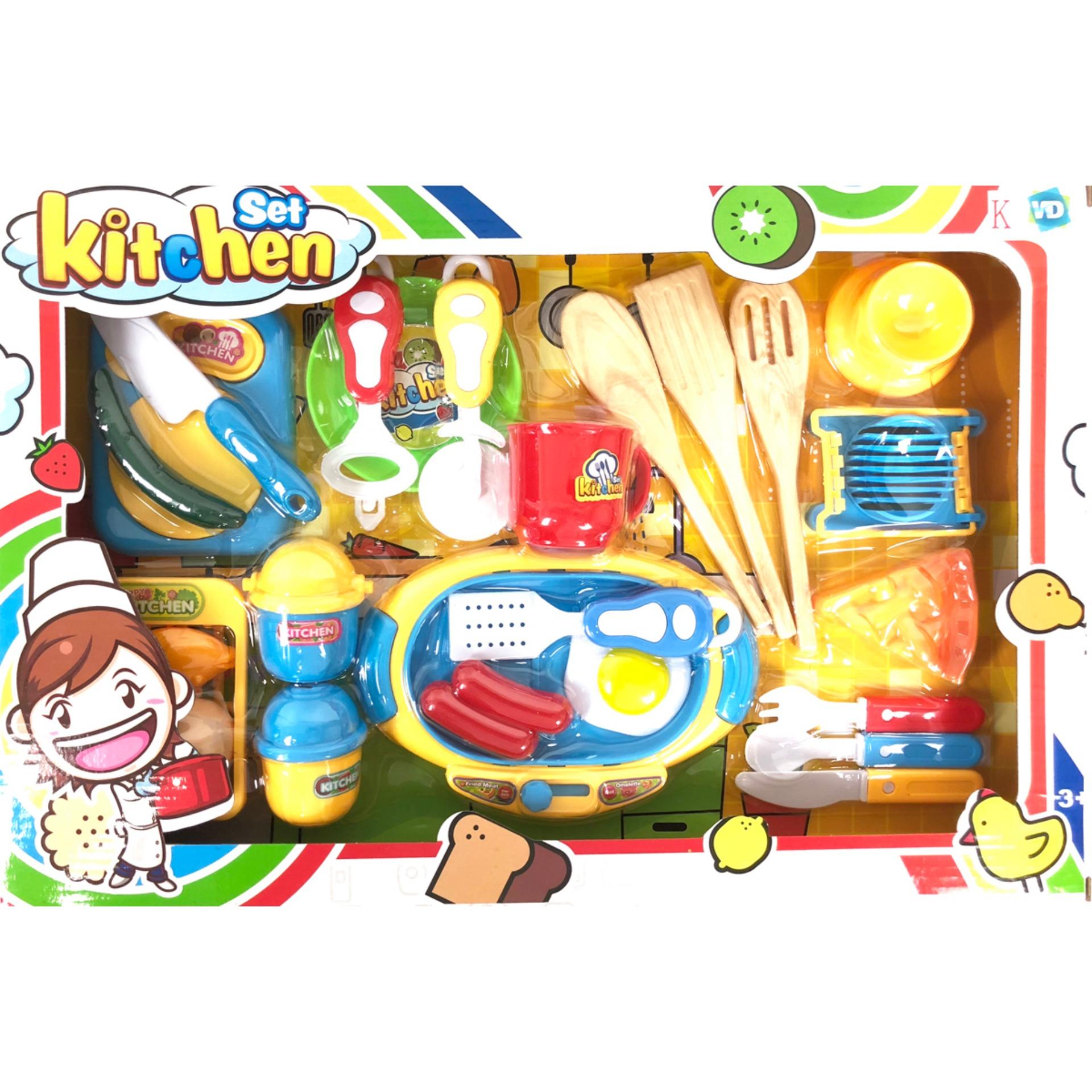 thetoy  ของเล่น ชุดครัว kitchen set สำหรับเด็ก ชุดเครื่องทำอาหาร ของเล่นเด็ก บทบาทสมมุติ