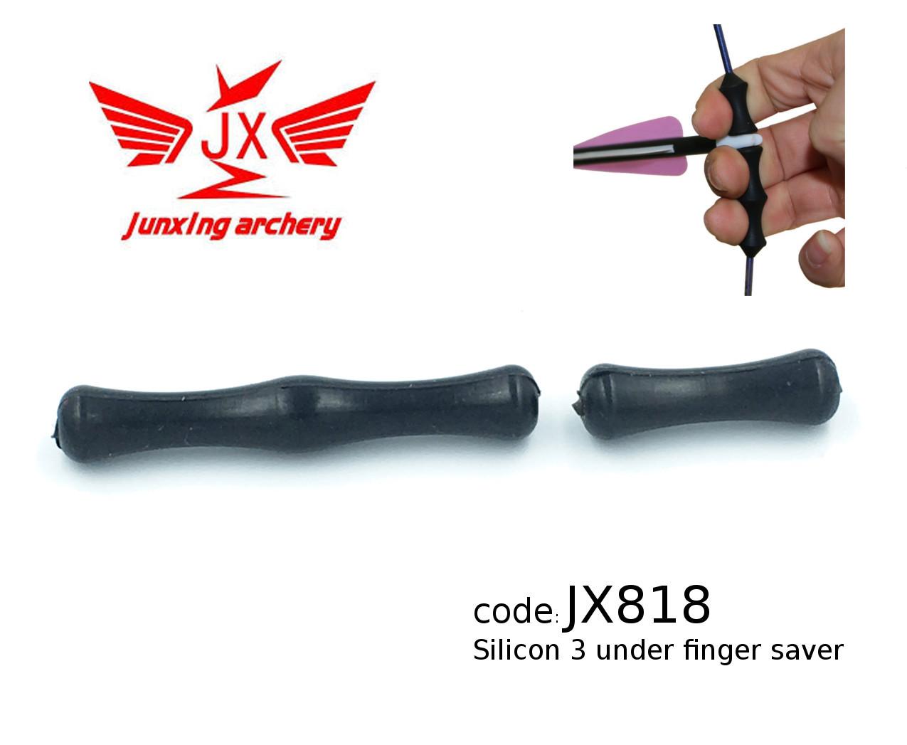 Junxing 3 Under Finger Saver. Silicone Black for adult. Code:JX818