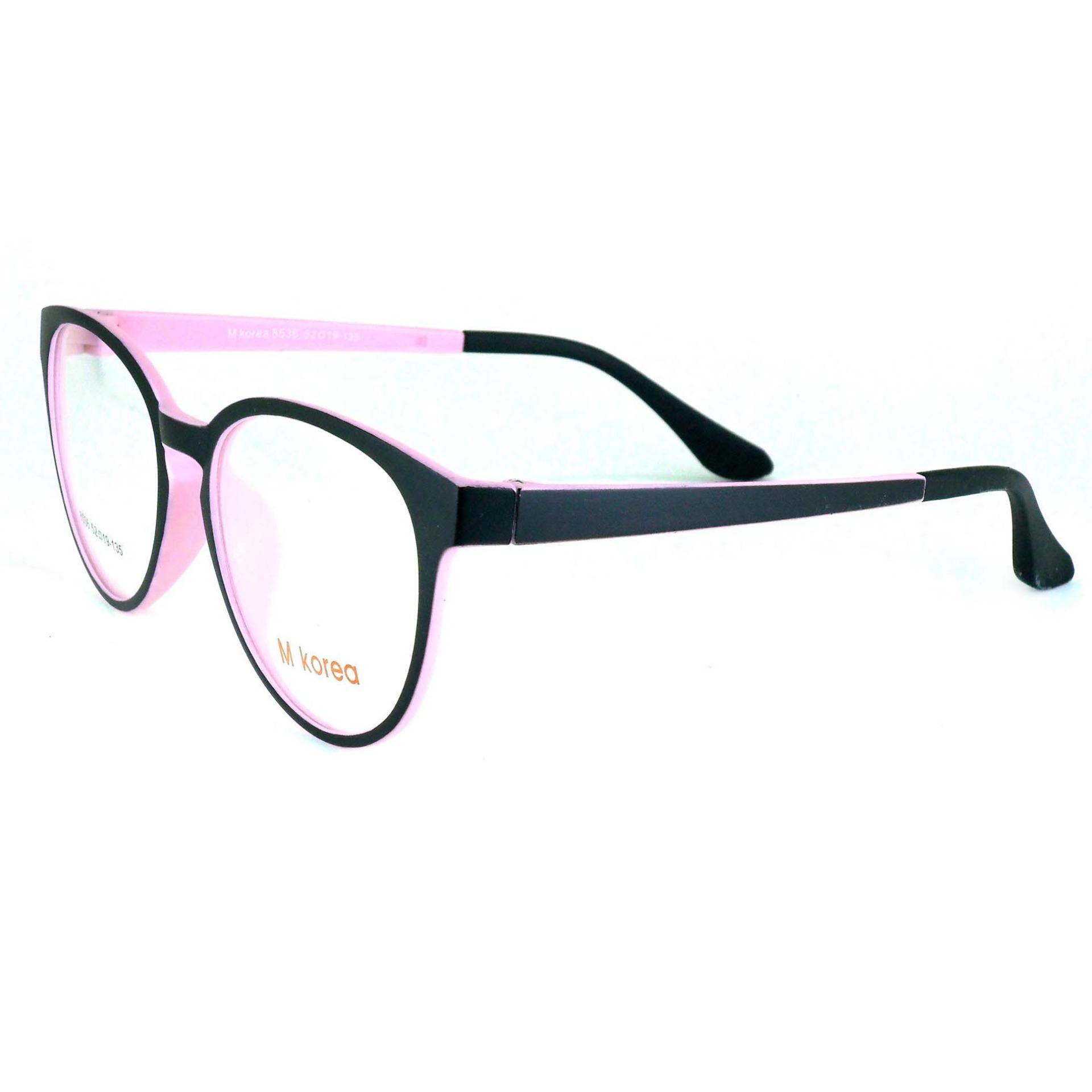 M Korea แว่นตา รุ่น 8536 ทรงสปอร์ต วัสดุ TR-90 เบาและยืดหยุนได้สูง ขาข้อต่อ ( สำหรับตัดเลนส์ ) กรอบแว่นตา แว่นสายตา แฟชั่น EyewearTop Glasses