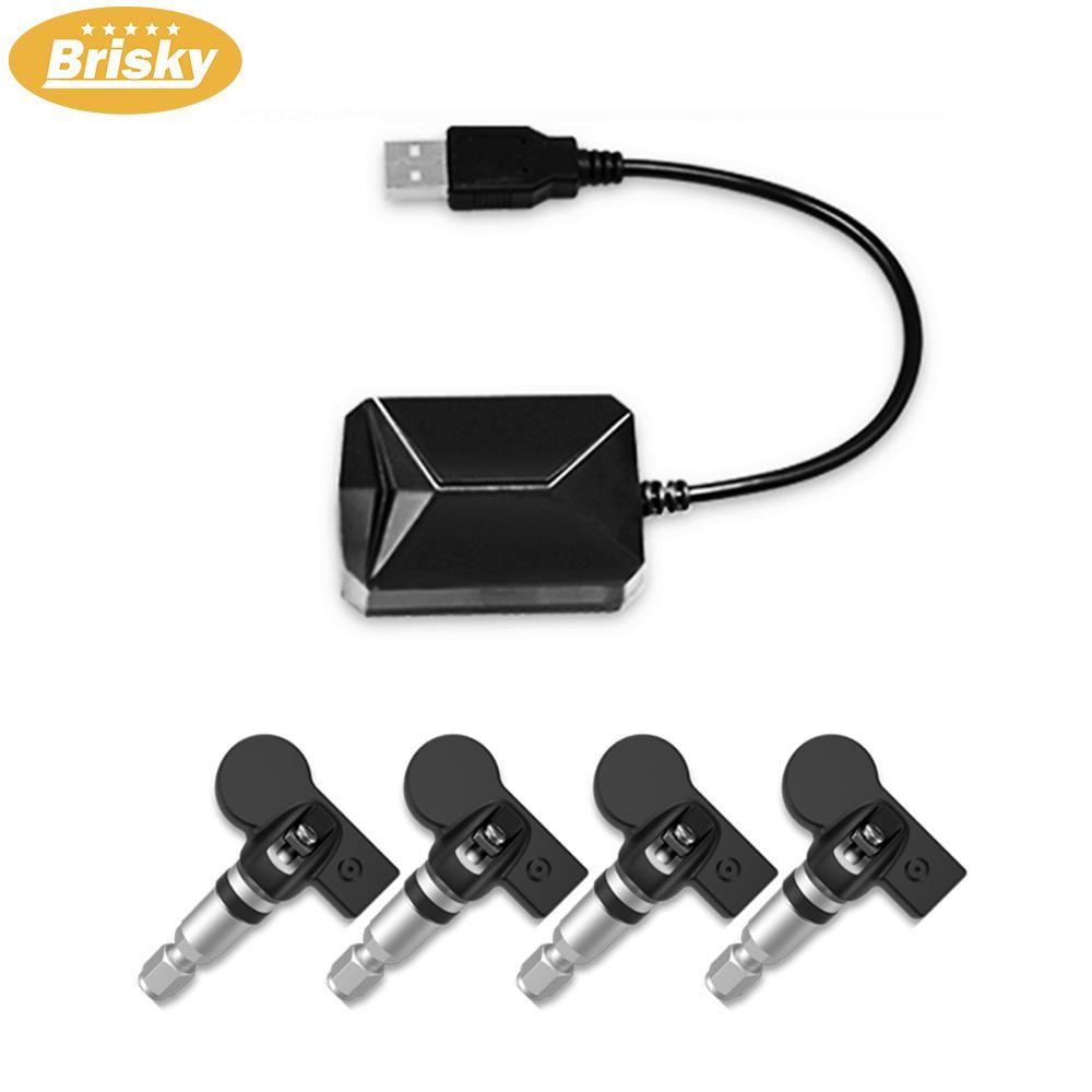 Brisky Internal Wireless transmission TPMS Receiver Tire Tyre Air Pressure Gauge Tester Tool