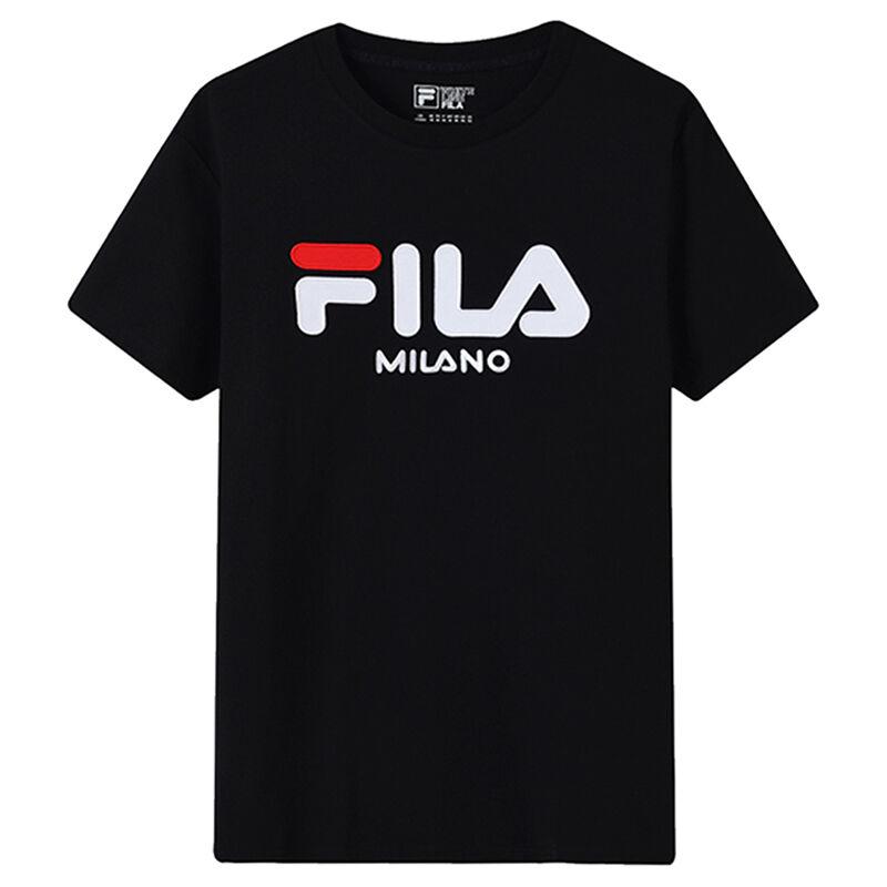 FILA เสื้อยืดผู้ชาย Milan Fashion Week Collection F16M918112FBK สีดำ