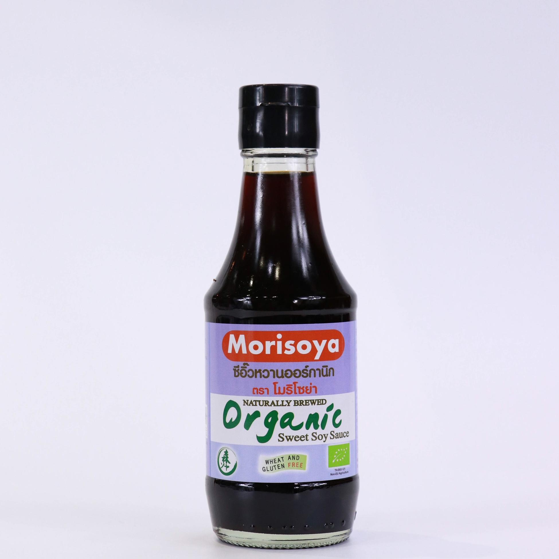 Morisoya ซีอิ๊วหวานออร์กานิค (Organic Sweet Soy Sauce) 200ml. หมักโดยวิธีธรรมชาติ ปลอดสารพิษและสารเคมี
